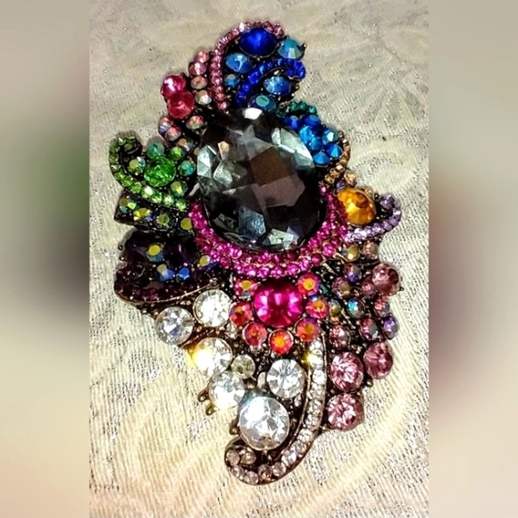 VINTAGE RHINESTONE PENDANT - Picture 1 of 6